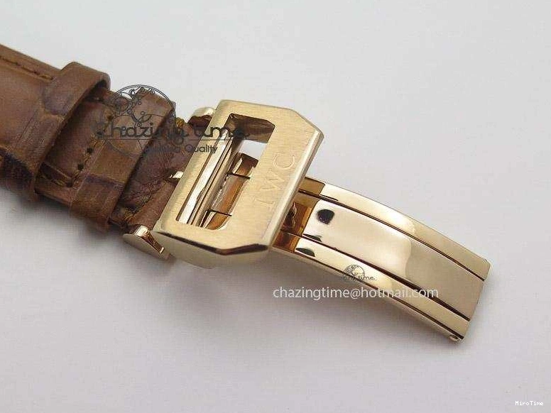 MIROTIME 0131 Youthful Pilot Chrono RG 3878 Gray Dial on Light Brown Leather Strap A 7394